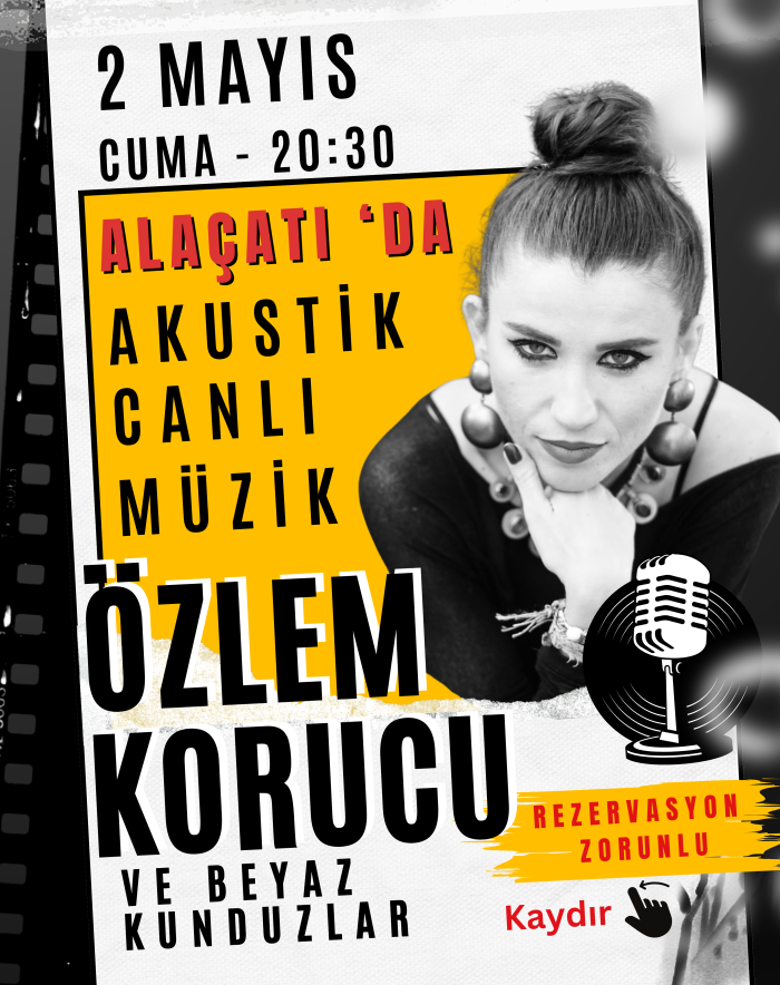 2 Mayıs Cuma - Özlem Korucu - Canlı Müzik