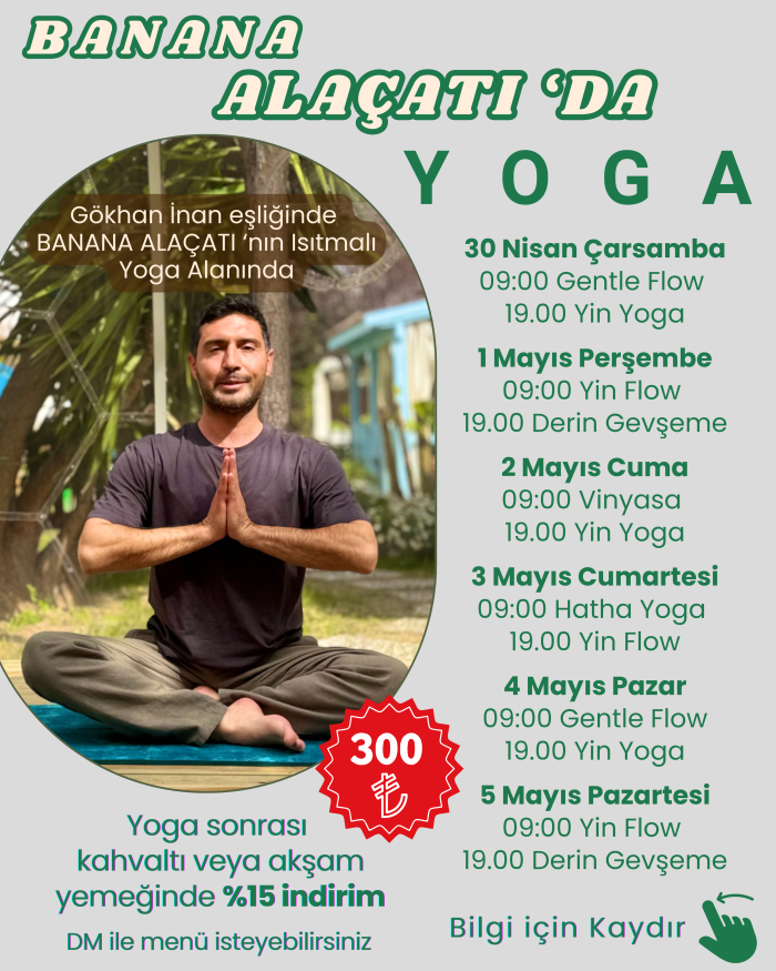 2 Mayıs Cuma 19:00 - Yin Yoga