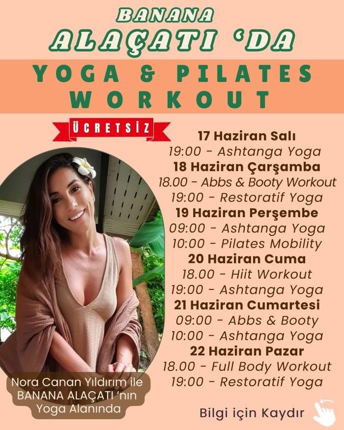 22 Haziran Pazar - 19:00 - Restoratif Yoga - Canan Yıldırım