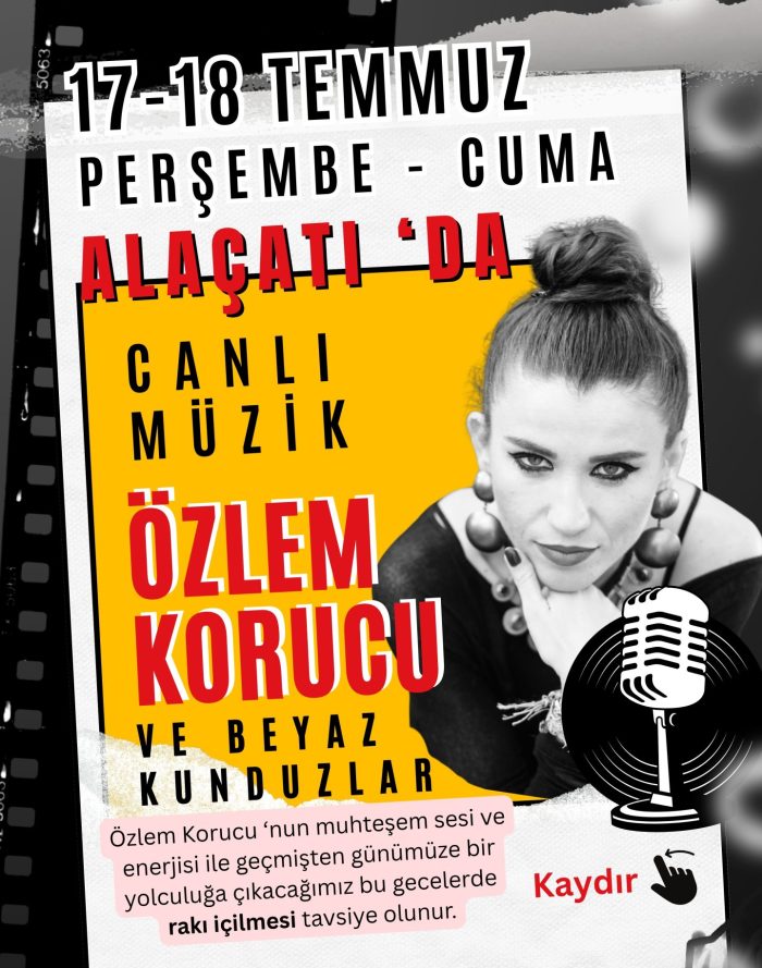 18 Temmuz Cuma - Özlem Korucu - Canlı Müzik