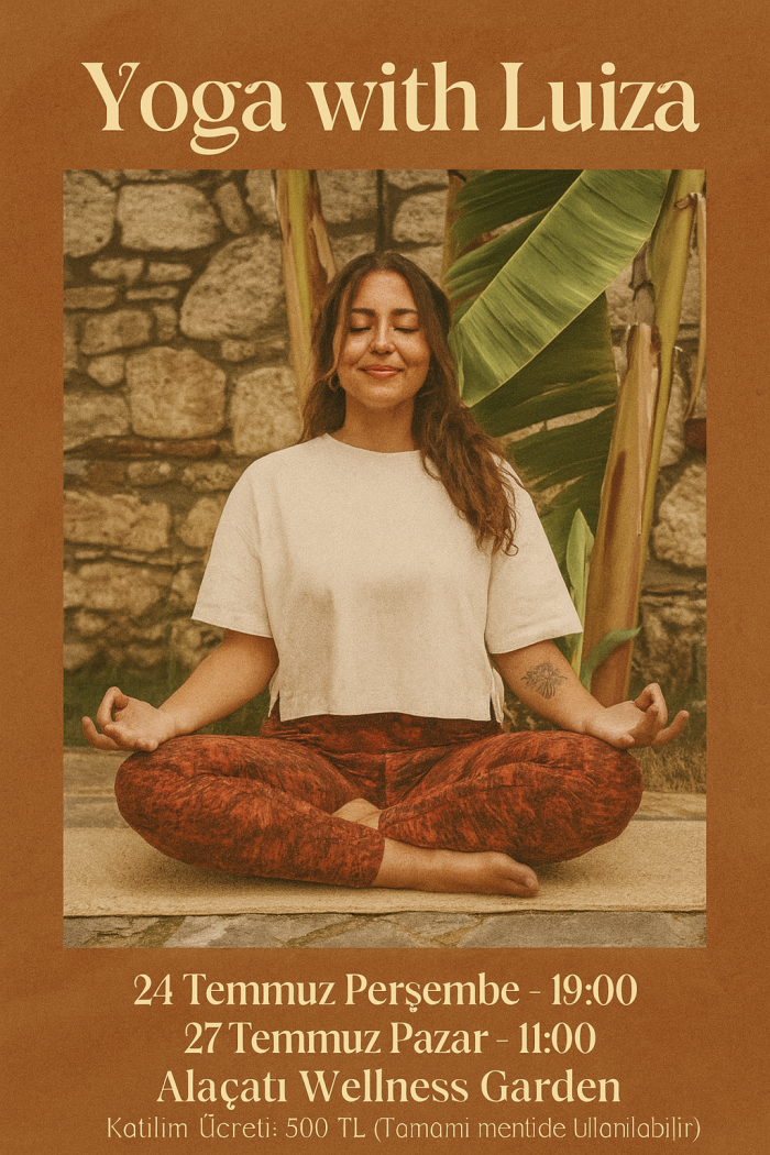 27 Temmuz 11:00 'da Luiza ile Kundalini Sakral Çakra Yogası