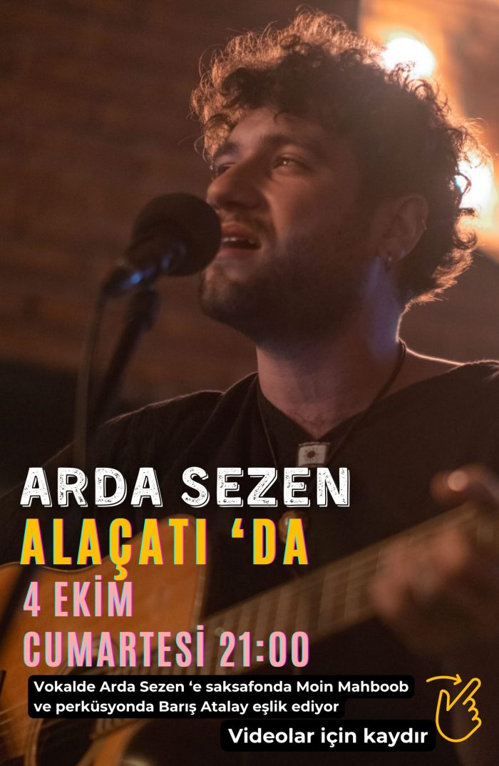 4 Ekim Cumartesi - Arda Sezen - Canlı Müzik